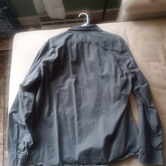 J crew Gray button up classic fit large - Picture 3 of 5